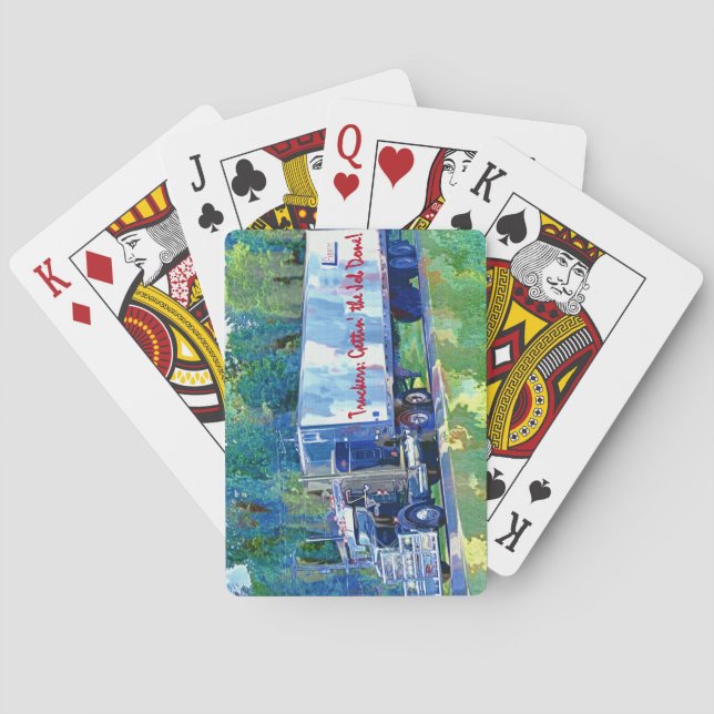 Truck Big Rig Truck-Driver's Card Deck Spielkarten (Rückseite)