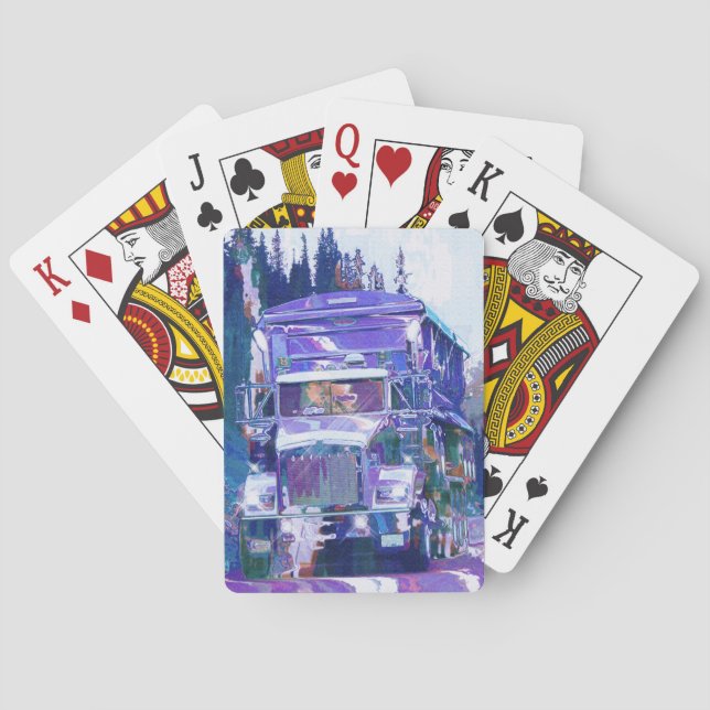 Truck Big Rig Truck-Driver's Card Deck Spielkarten (Rückseite)