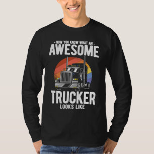 Truck Diesel Highway Bester Job-Money LKW T-Shirt