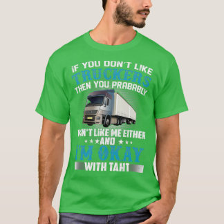 Truck Driver 2022 retro Vintage Colors 26 T-Shirt