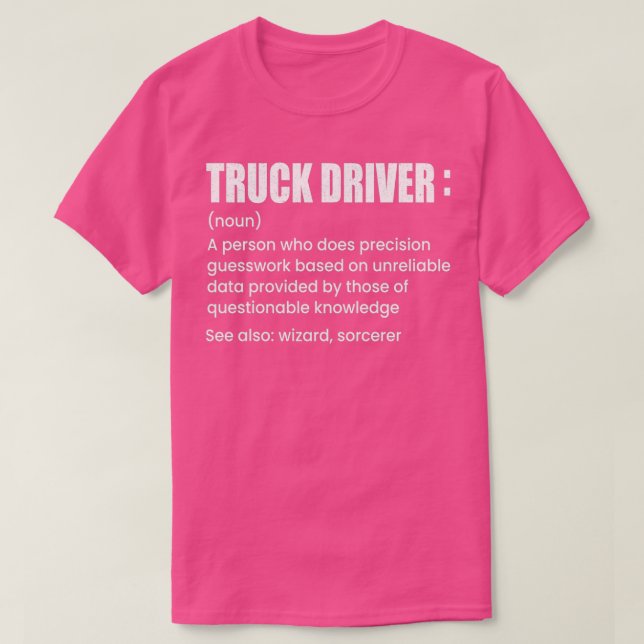 TRUCK DRIVER 42 T-Shirt (Design vorne)