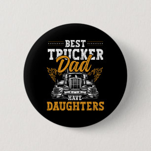 Truck Driver Best Trucker Vater je LKW Pater Button