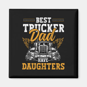 Truck Driver Best Trucker Vater je LKW Pater Magnet