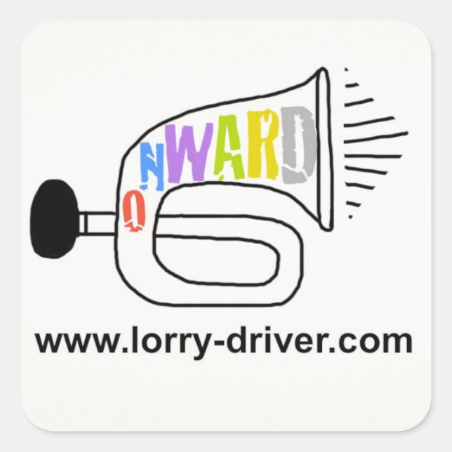 truck-driver.com Aufkleber für Innenräume (Vorderseite)