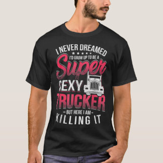 Truck Driver Noveli Semi Trailer Truck Big Rig Tr T-Shirt
