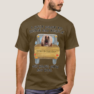 Truck Driving Dog Afghan Hound 2  T-Shirt