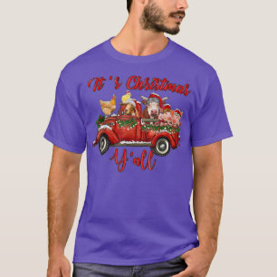 Truck Farm Bauer Girl's Christm T-Shirt