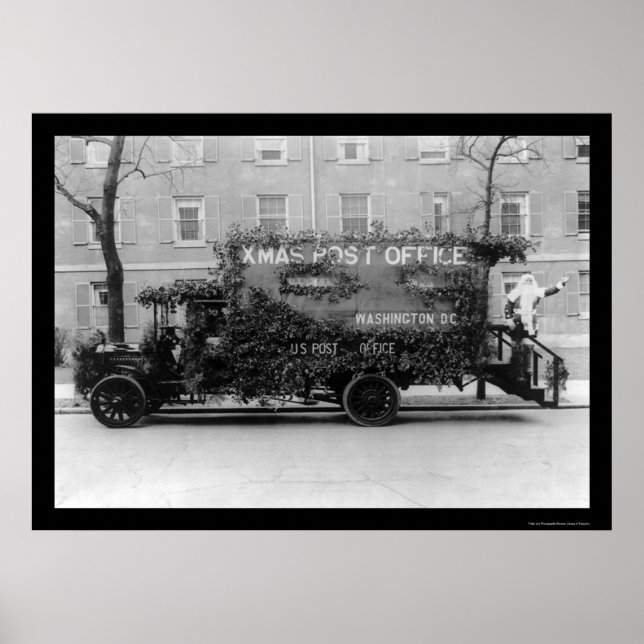 Truck für Weihnachtspost 1921 Poster (Vorne)