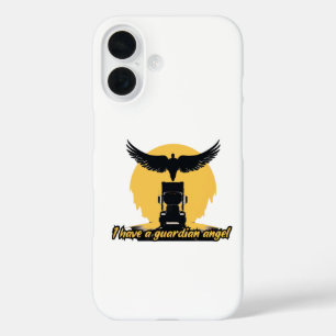 Truck Guardian Angel Protection Faith Road Journey iPhone 16 Hülle