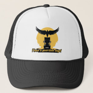 Truck Guardian Angel Protection Faith Road Journey Truckerkappe