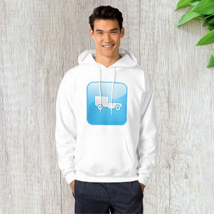 Truck Icon Mens Hoodie