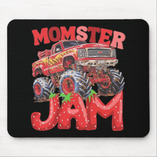 Truck Jam Mama Momster Boy Mama Birthday Mütter Da Mousepad