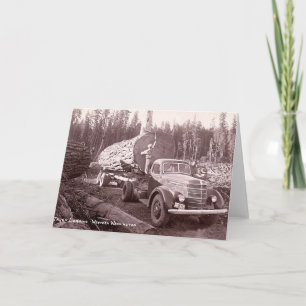 Truck Logging in Western Washington 1940 Karte