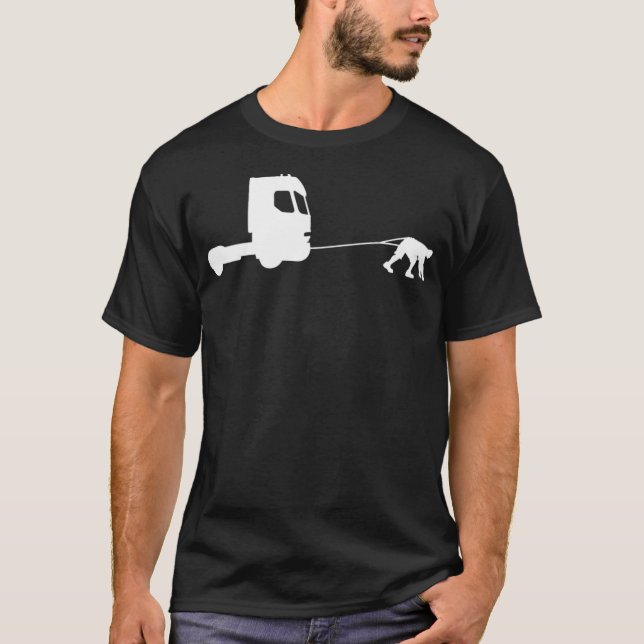 Truck Pull geek spiritual  T-Shirt (Vorderseite)