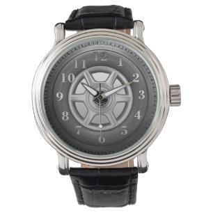 Truck Tire Mens Novelle Armbanduhr