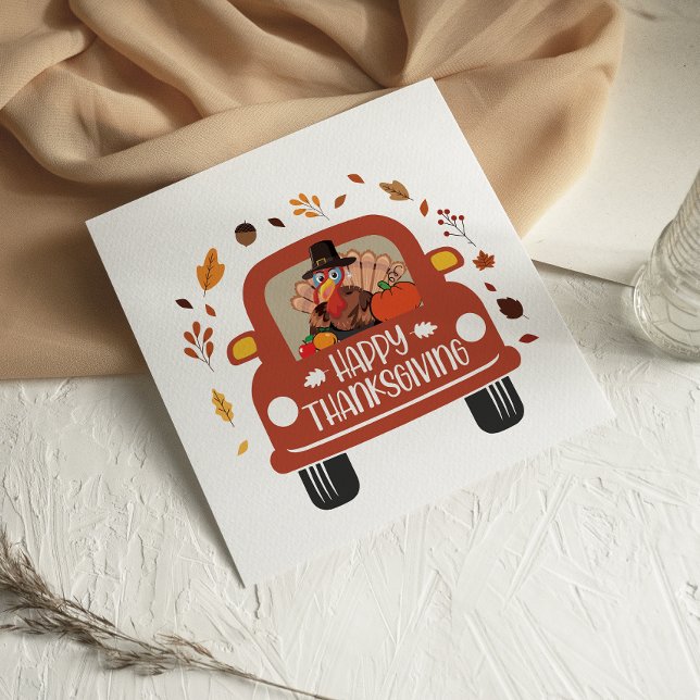 Truck Türkei Niedlich Glückwunschkarte Thanksgivin (Von Creator hochgeladen)
