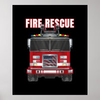 Truck vom American Fire Rescue Firefighter Departm