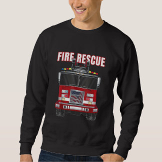 Truck vom American Fire Rescue Firefighter Departm Sweatshirt