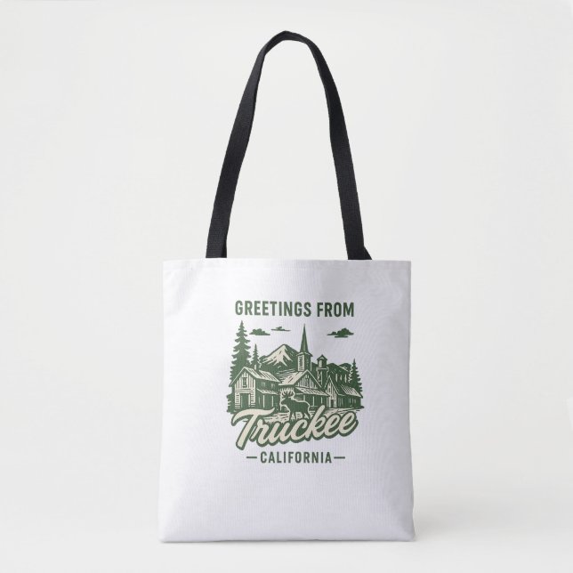 Truckee, CA Souvenir Tote Bag Tasche (Vorderseite)