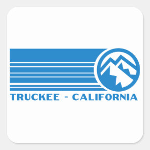 Truckee Kalifornien Quadratischer Aufkleber