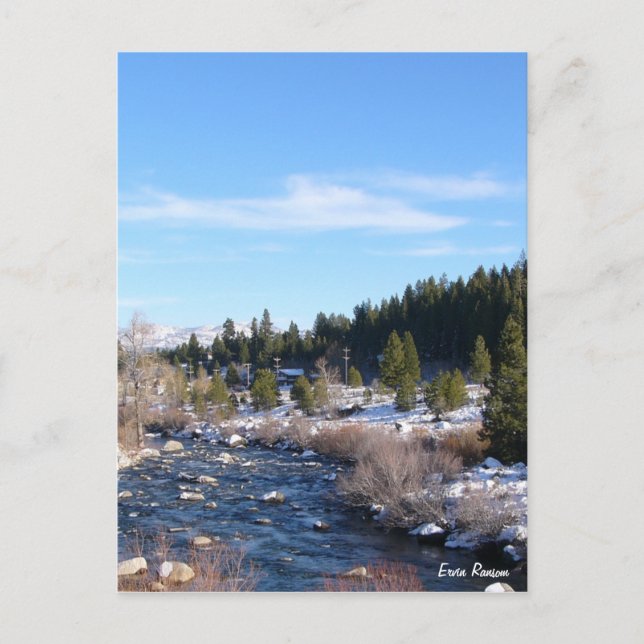 Truckee River Postkarte (Vorderseite)