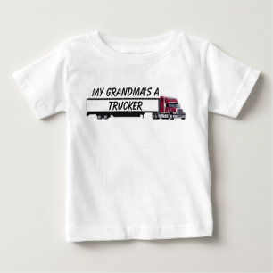 trucker-1, ein Fernlastfahrer meiner Großmutter Baby T-shirt