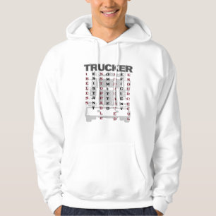 Trucker Acrostic Tireless widerstandsfähig unaufha Hoodie