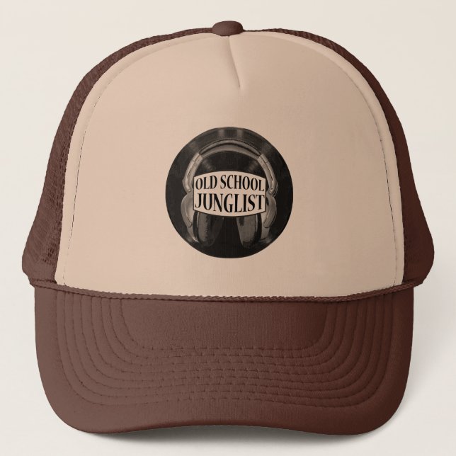 Trucker Cap "Old School Junglist" Truckerkappe (Vorderseite)