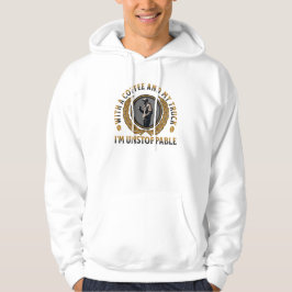 Trucker Coffee Cup Strong Road Power Männchen Hoodie
