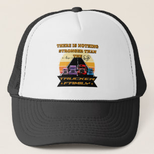 Trucker Family Strong Parters Children Road Bond Truckerkappe