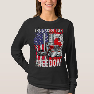 Trucker for Freedom Convoy 2022 Amerikanischer Kan T-Shirt