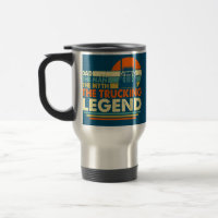 Trucker Funny Trucking Vater Man Myth Legend Vater