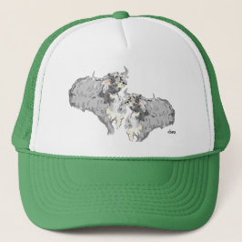 Trucker Hat : Buffalo auf dem Laufenden Truckerkappe