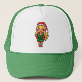 Trucker Hat Christmas girl Truckerkappe