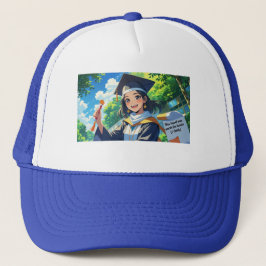 Trucker Hat- Graduation Funny Quote. Truckerkappe