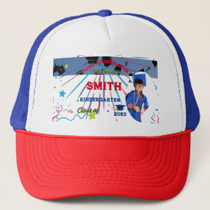 Trucker Hat graduiert Kindergarten Foto und Name Truckerkappe