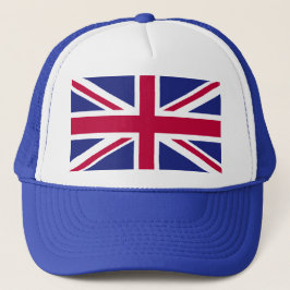 Trucker Hat mit Flag der britischen Gewerkschaft,  Truckerkappe