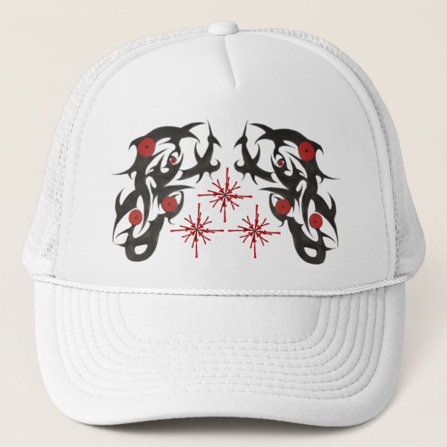 Trucker Hat, Trucker Hat Stamm & Stars Stamm Truckerkappe (Vorderseite)
