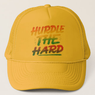 Trucker HatDynamic Cap Design: "Hurdle the Hard" Truckerkappe