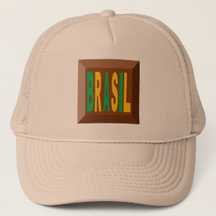 TRUCKER-KAPPE KAKI BRASIL SCHOKOLADE TRUCKERKAPPE