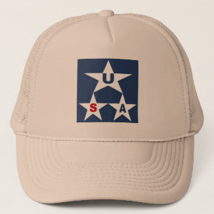 TRUCKER-KAPPE KAKI NEW DESIGN USA TRUCKERKAPPE