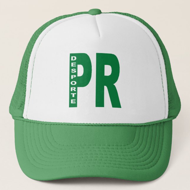 Trucker-Kappe weiß/grün PARANA DESPORTE BR Truckerkappe (Vorderseite)