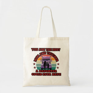 Trucker Mother Daughter Bond Family Road Liebe Tragetasche