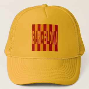 Trucker-Mütze gelb BARCELONA SPANIEN Truckerkappe