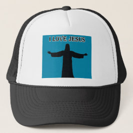 Trucker-Mütze ich liebe Jesus Truckerkappe