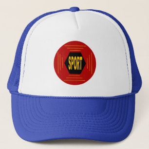 Trucker-Mütze, weiß/königlich blau OCCITANIE SPORT Truckerkappe