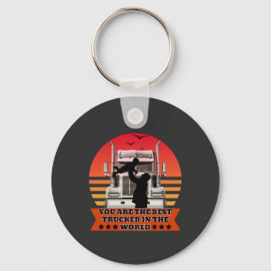 Trucker Pater Baby Liebe Road Family Prix Design Schlüsselanhänger