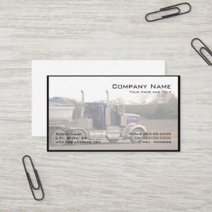 Trucker Trucking Business Card Visitenkarte