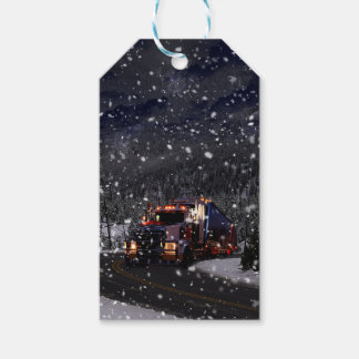 Trucker Weihnachten Geschenkanhänger