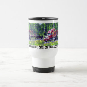 TRUCKERS BIG RIG TRUCK STOP DRINING TASSE